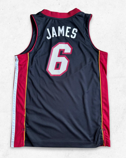 Camiseta NBA Adidas Miami Heat 6 Lebron James Niños M - Segunda Mano