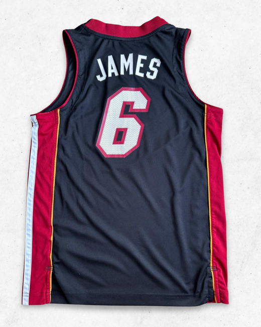 Camiseta NBA Adidas Miami Heat 6 Lebron James Niños M - Segunda Mano