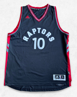 Camiseta NBA Adidas Toronto Raptors 10 DeRozan Negro XL - Segunda Mano
