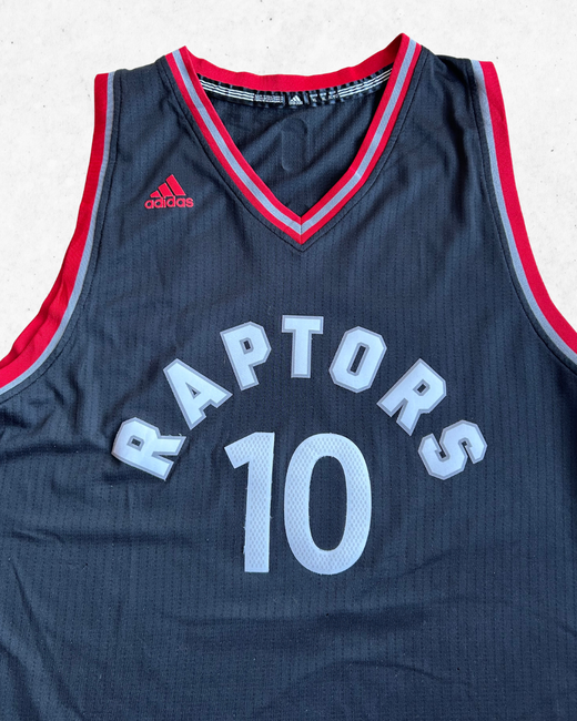Camiseta NBA Adidas Toronto Raptors 10 DeRozan Negro XL - Segunda Mano