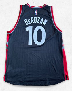 Camiseta NBA Adidas Toronto Raptors 10 DeRozan Negro XL - Segunda Mano
