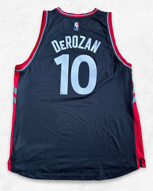 Camiseta NBA Adidas Toronto Raptors 10 DeRozan Negro XL - Segunda Mano