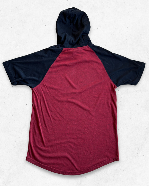 Camiseta con Capucha NBA Logo Oficial Burdeos M - Segunda Mano