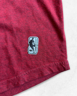 Camiseta con Capucha NBA Logo Oficial Burdeos M - Segunda Mano