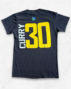 Camiseta NBA Golden State Warriors 30 Stephen Curry Gris S