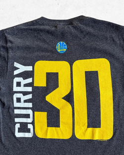 Camiseta NBA Golden State Warriors 30 Stephen Curry Gris S