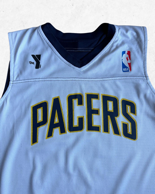 Camiseta NBA Indiana Pacers Reversible Azul Marino y Blanco L - Segunda Mano