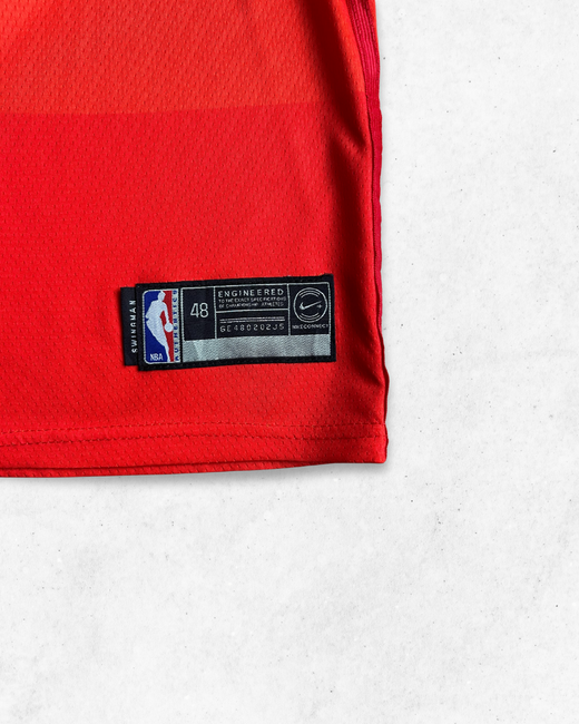 Camiseta NBA Nike Utah Jazz 45 Mitchell Naranja L