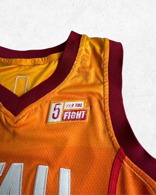 Camiseta NBA Nike Utah Jazz 45 Mitchell Naranja L