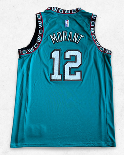 Camiseta NBA Nike Vancouver Grizzlies 12 Morant Turquesa XL - Segunda Mano