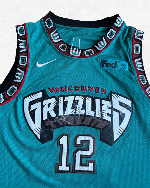 Camiseta NBA Nike Vancouver Grizzlies 12 Morant Turquesa XL - Segunda Mano