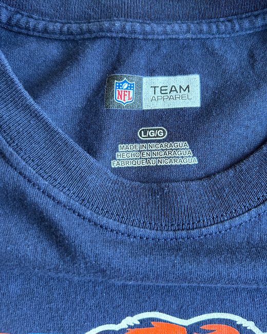 Camiseta NFL Chicago Bears Azul Marino L - Segunda Mano
