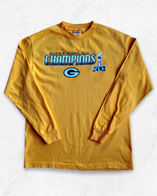 Camiseta de Manga Larga NFL Green Bay Packers Amarillo M