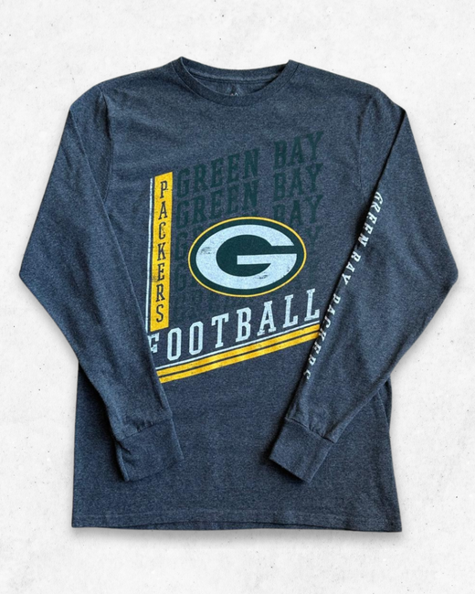 Camiseta de Manga Larga NFL Green Bay Packers Gris S