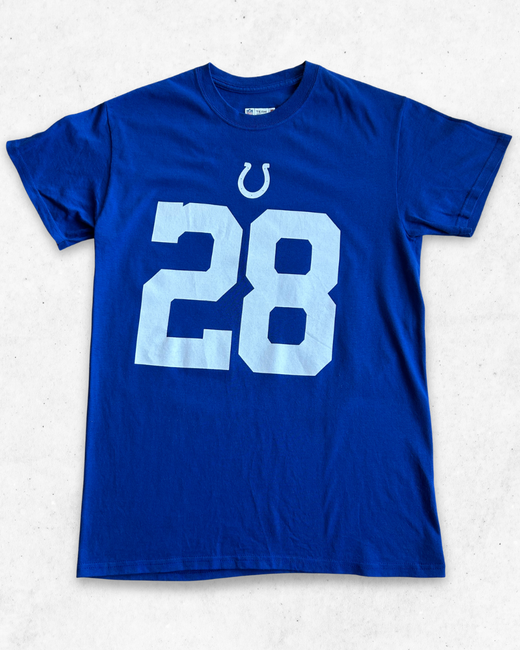 Camiseta NFL Indianapolis Colts 28 Taylor Azul S
