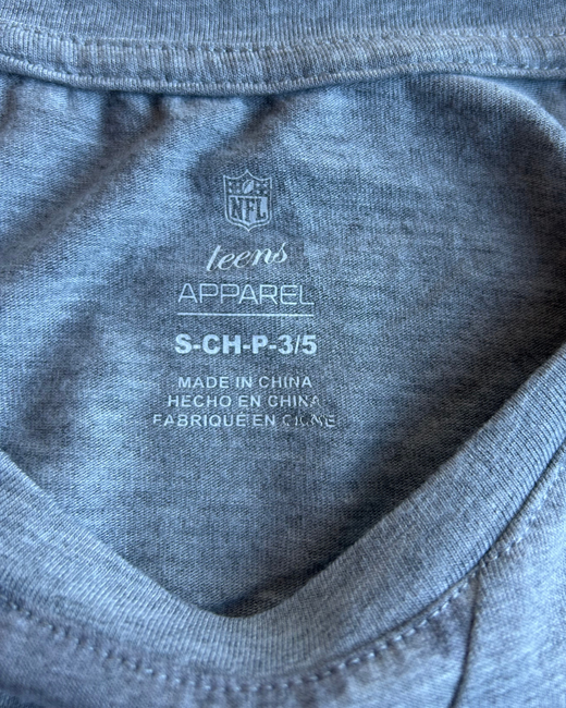 Camiseta NFL Indianapolis Colts Mujer Gris S