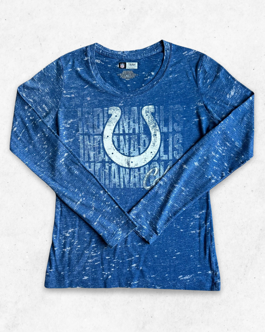 Camiseta de Manga Larga NFL Indianapolis Colts Mujer Azul M