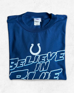 Camiseta de Manga Larga NFL Indianapolis Colts Believe in Blue Azul M - Segunda Mano