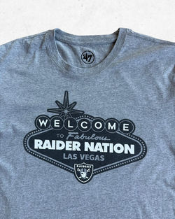 Camiseta NFL Las Vegas Raiders Gris L - Segunda Mano