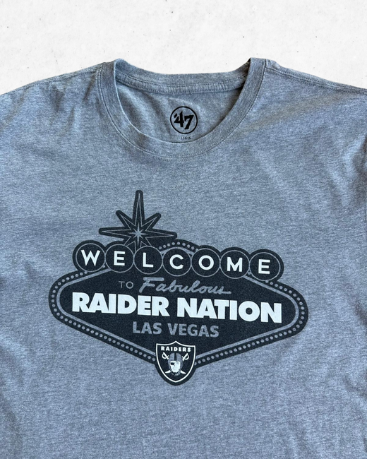 Camiseta NFL Las Vegas Raiders Gris L - Segunda Mano