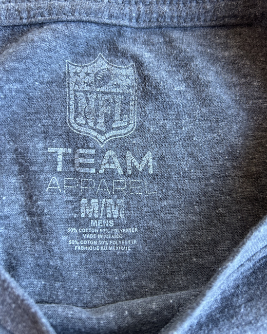 Camiseta NFL Logo Oficial NFL Gris M