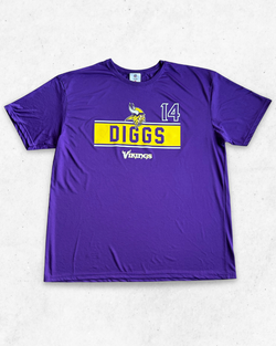 Camiseta NFL Minnesota Vikings 14 Diggs Morado XL - Segunda Mano