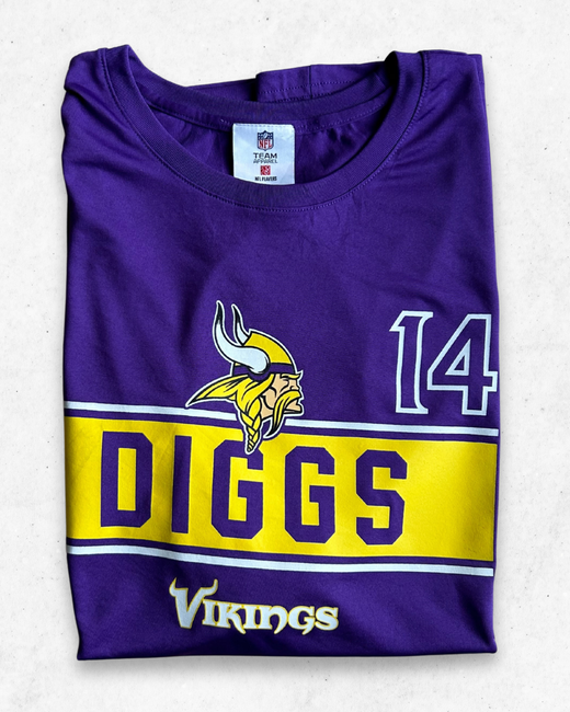 Camiseta NFL Minnesota Vikings 14 Diggs Morado XL - Segunda Mano