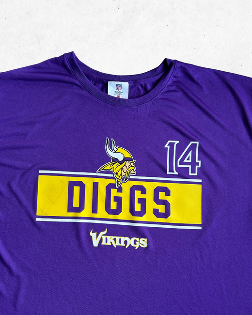 Camiseta NFL Minnesota Vikings 14 Diggs Morado XL - Segunda Mano