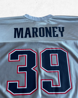 Camiseta NFL New England Patriots 39 Maroney Gris XXL - Segunda Mano
