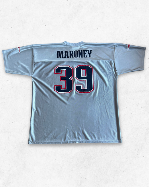 Camiseta NFL New England Patriots 39 Maroney Gris XXL - Segunda Mano