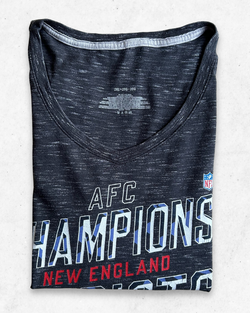 Camiseta NFL New England Patriots Mujer Gris XXL