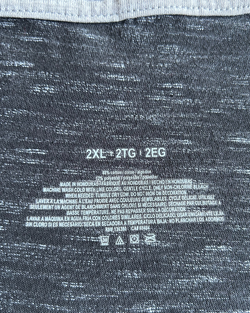 Camiseta NFL New England Patriots Mujer Gris XXL