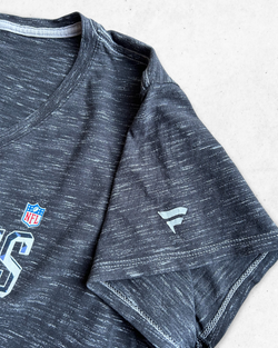 Camiseta NFL New England Patriots Mujer Gris XXL