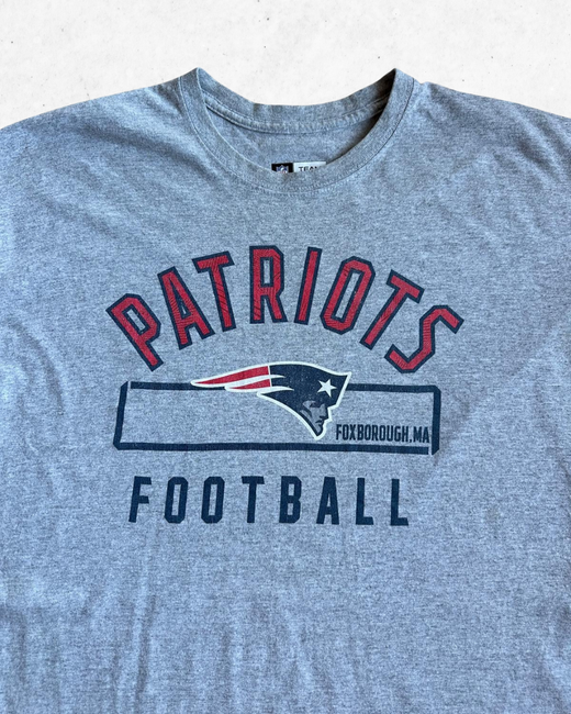 Camiseta NFL New England Patriots Gris XL - Segunda Mano