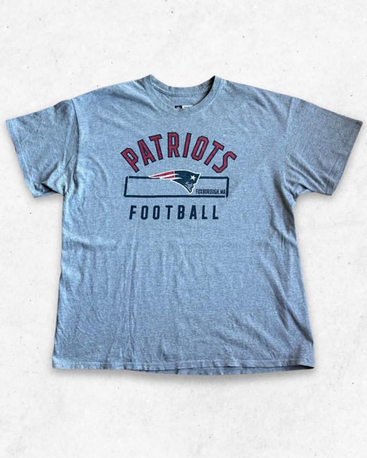 Camiseta NFL New England Patriots Gris XL