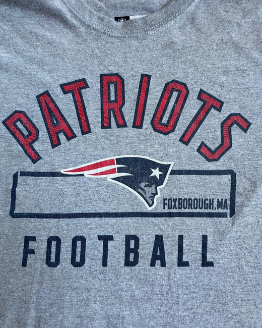 Camiseta NFL New England Patriots Gris XL - Segunda Mano