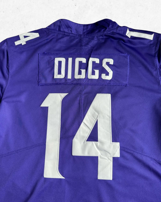 Camiseta NFL Nike Minnesota Vikings 14 Stefon Diggs Morado S
