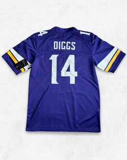 Camiseta NFL Nike Minnesota Vikings 14 Stefon Diggs Morado S