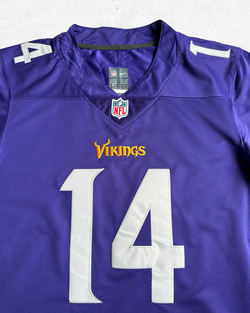 Camiseta NFL Nike Minnesota Vikings 14 Stefon Diggs Morado S