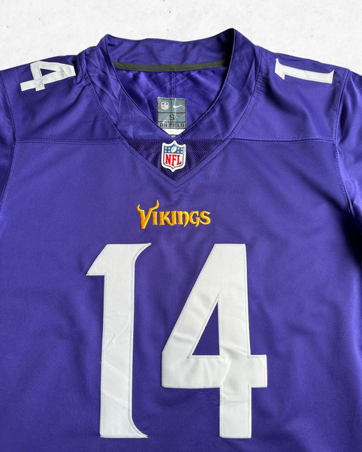 Camiseta NFL Nike Minnesota Vikings 14 Stefon Diggs Morado S