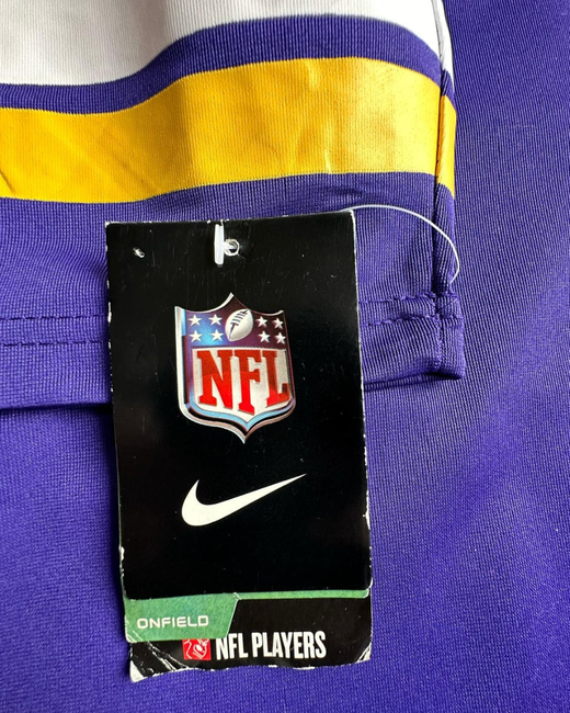 Camiseta NFL Nike Minnesota Vikings 14 Stefon Diggs Morado S