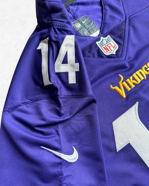 Camiseta NFL Nike Minnesota Vikings 14 Stefon Diggs Morado S