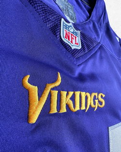 Camiseta NFL Nike Minnesota Vikings 14 Stefon Diggs Morado S