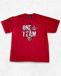 Camiseta NFL Ottawa Senators One Team One Goal Rojo L