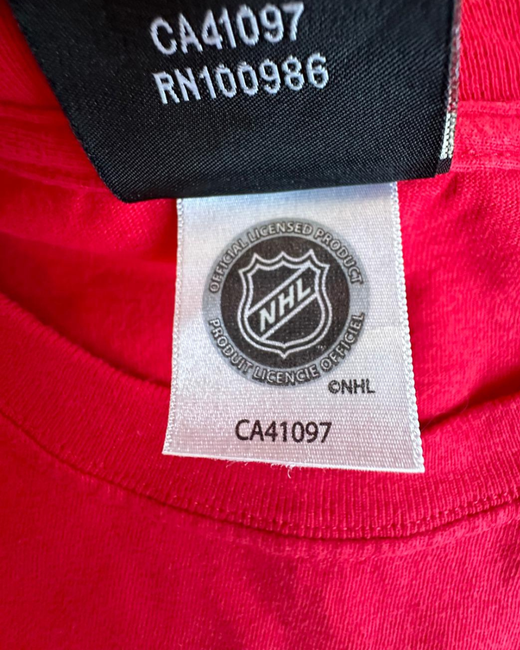 Camiseta NFL Ottawa Senators One Team One Goal Rojo L