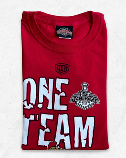 Camiseta NFL Ottawa Senators One Team One Goal Rojo L