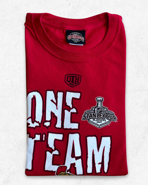 Camiseta NFL Ottawa Senators One Team One Goal Rojo L