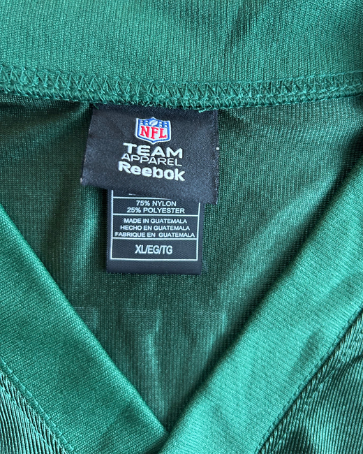 Camiseta NFL Reebok New York Jets 4 Favre Verde XL