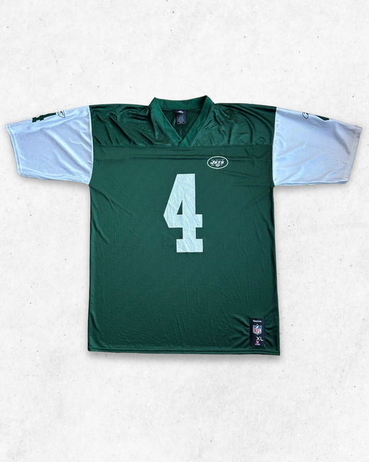 Camiseta NFL Reebok New York Jets 4 Favre Verde XL