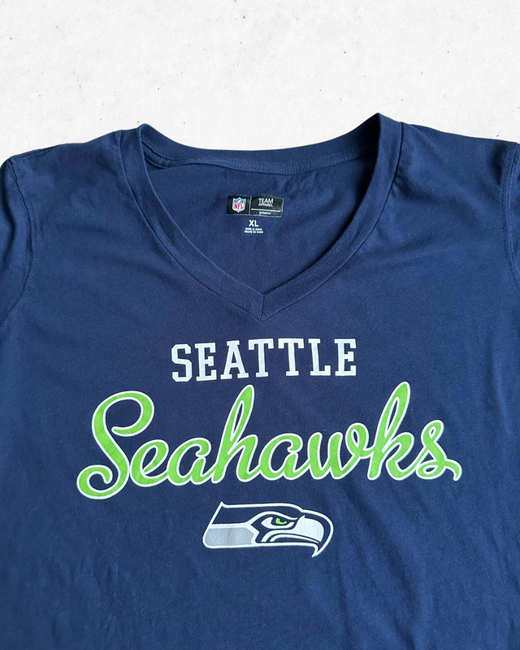 Camiseta NFL Seattle Seahawks Mujer Azul Marino XL